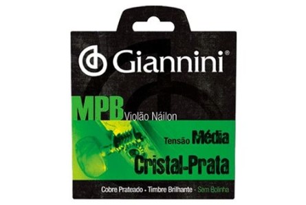 Imagem Encordoamento para Violão Nylon Giannini MPB Tensão Média