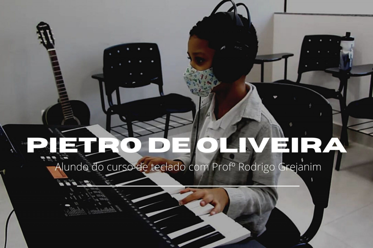 Imagem Aluno de teclado Pietro