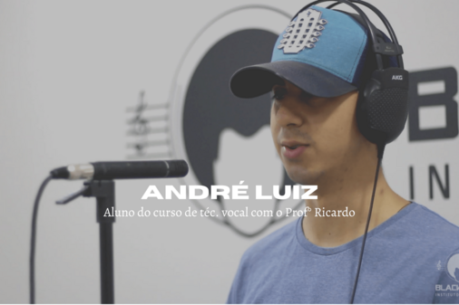 Imagem Aluno de téc. vocal André