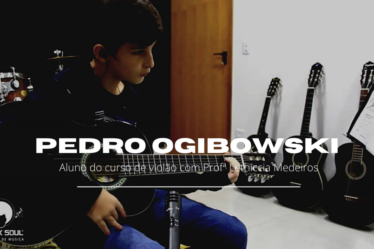 Imagem Aluno de Violão Aluno Pedro Ogibowski